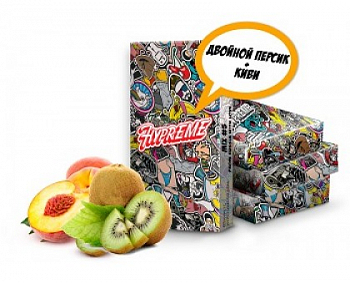 Табак Hypreme Red Line , 40гр "Mix 5 / Персик, киви"