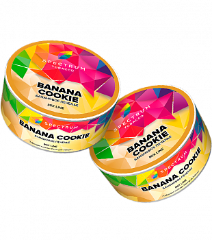 Табак Spectrum Mix Line, 25гр "BANANA COOKIE (Банановое печенье)"