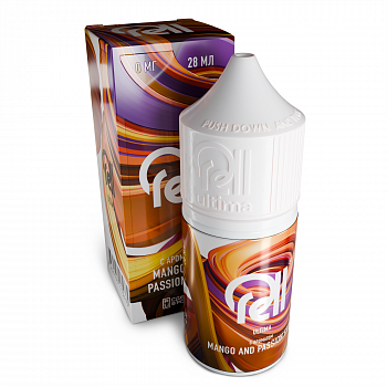 Купить Жидкость для ЭСДН RELL ULTIMA  "Mango and Passion Fruit" 3мл 0мг. Жидкость для ЭСДН RELL ULTIMA  "Mango and Passion Fruit" 3мл 0мг.